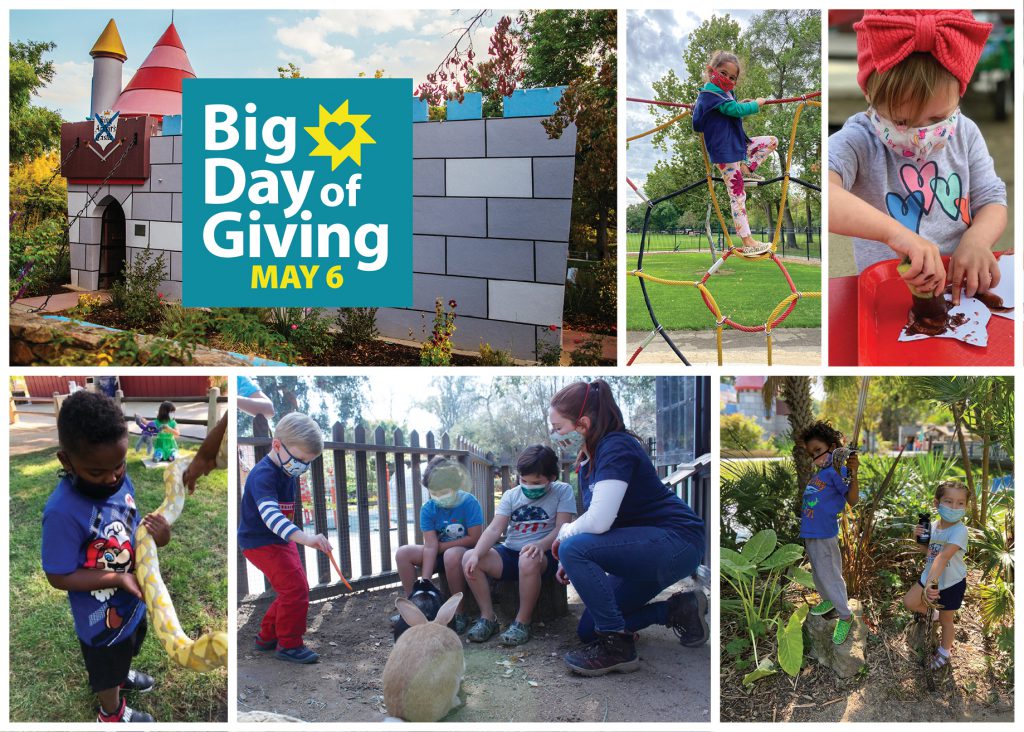 Support learning, growth, and play on the Big Day of Giving, May 6, 2021!
